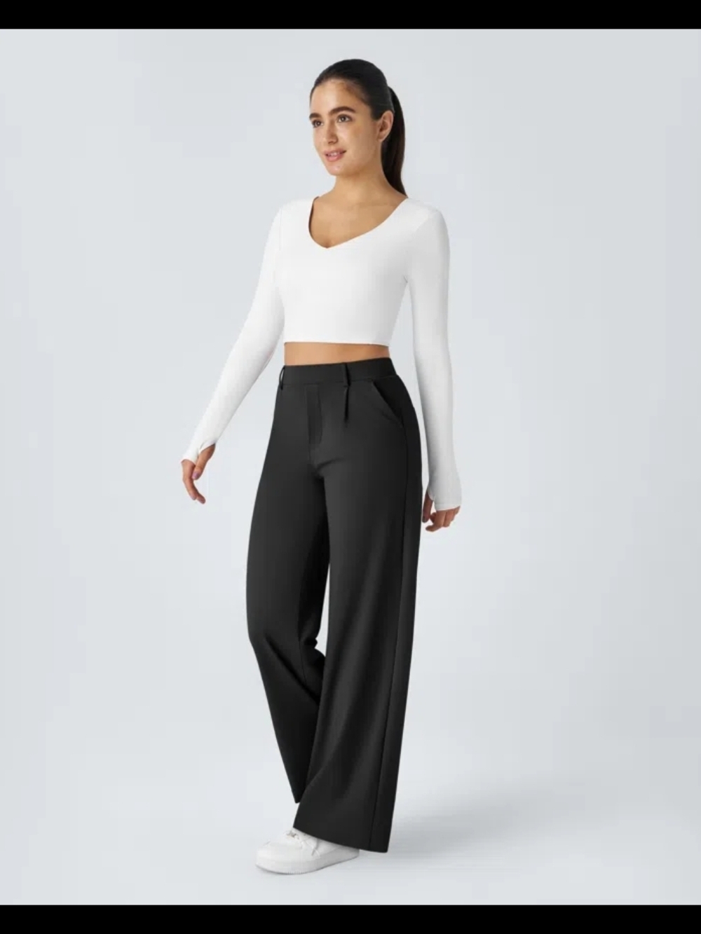 NEW HALARA Flex Daystretch High Waisted  Straight-Leg Work Pants Size Medium